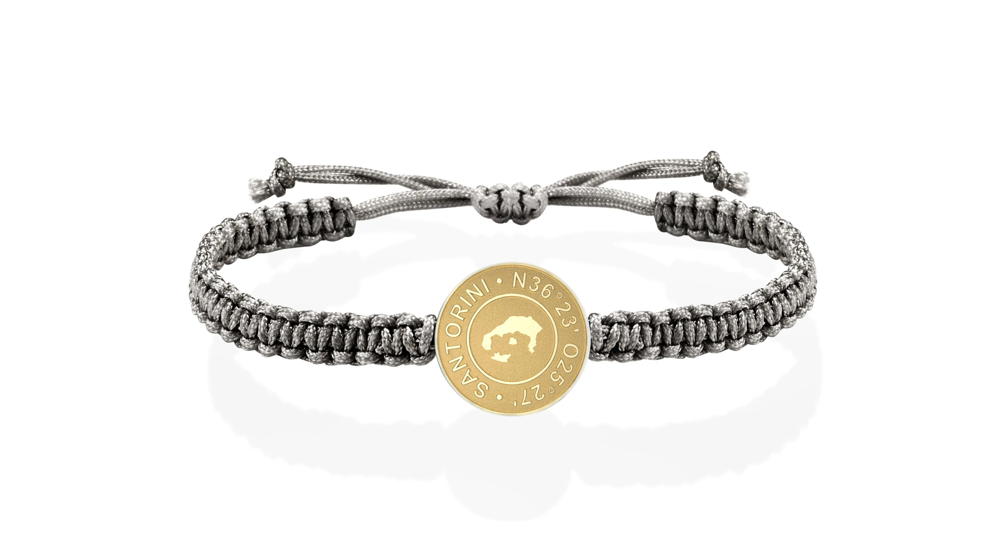 Santorini Coin Makramee Bracelet