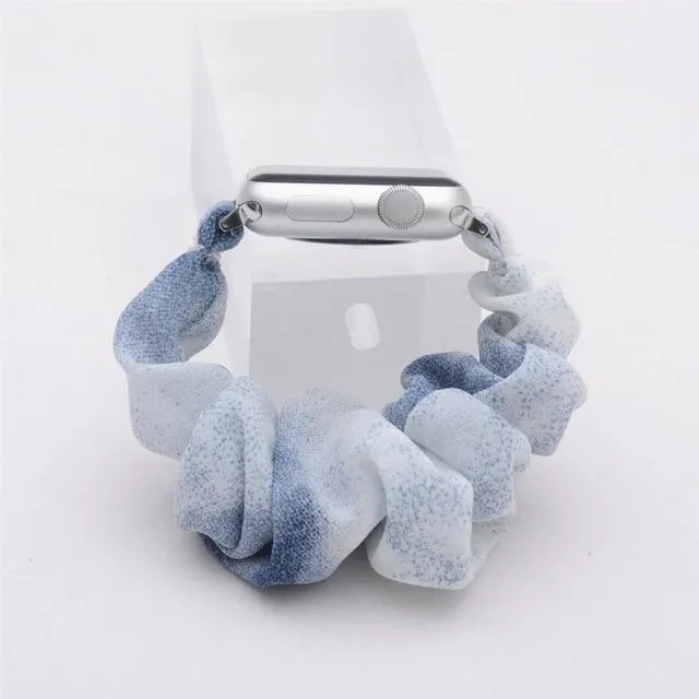 Scrunchie Elastic Strap Series 7 6 5 4 Nylon Loop Wristband Bracelet