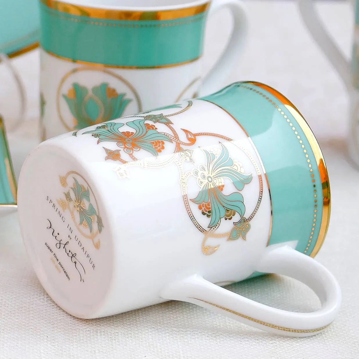 Spring in Udaipur - Set of 4 Coffee Mugs