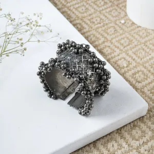 Teejh Aadrika Silver Oxidised Bracelet