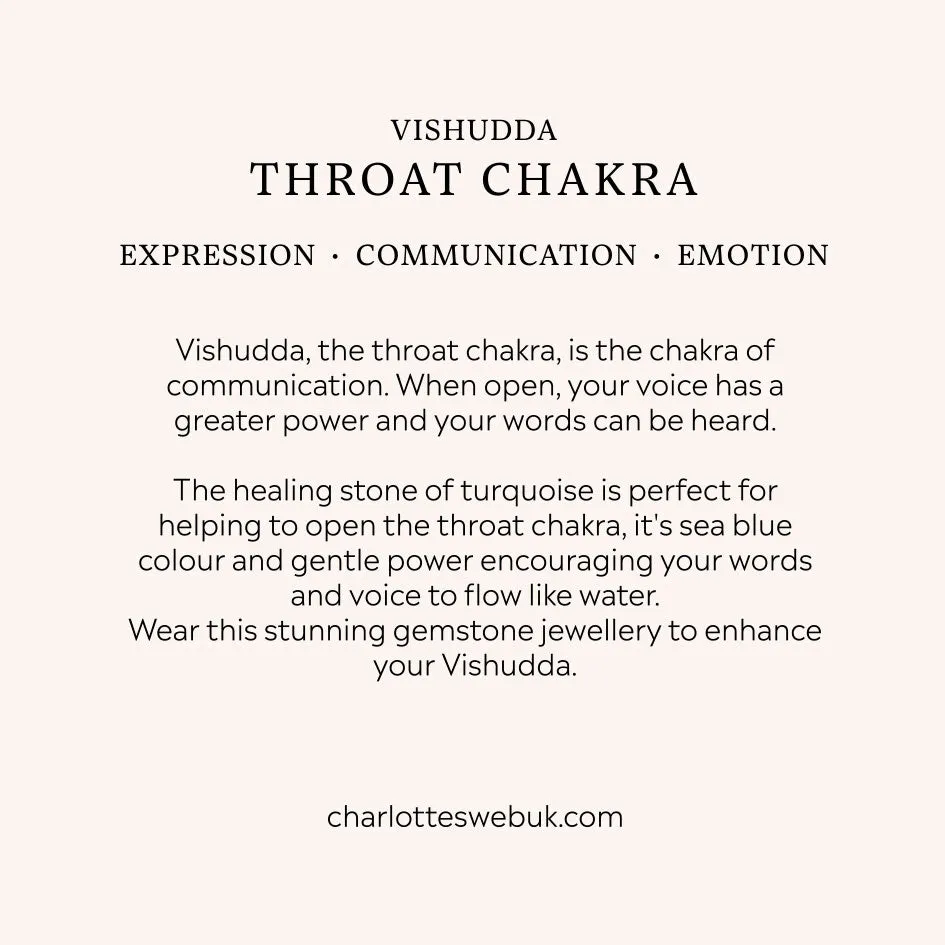 Throat Chakra Bracelet - Gold