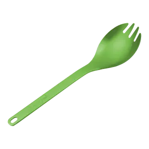 Titanium Spork - Green Anodized
