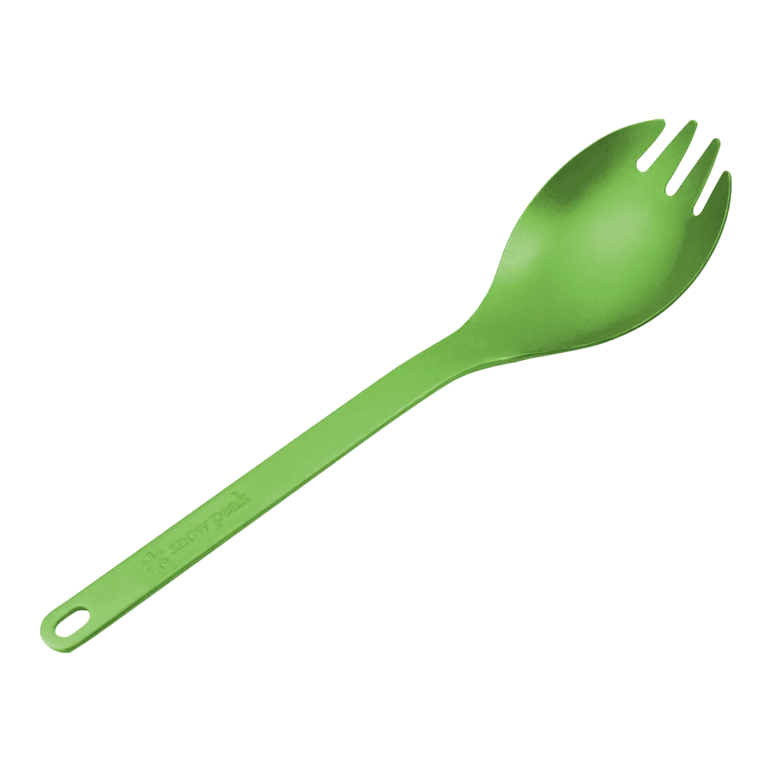 Titanium Spork - Green Anodized