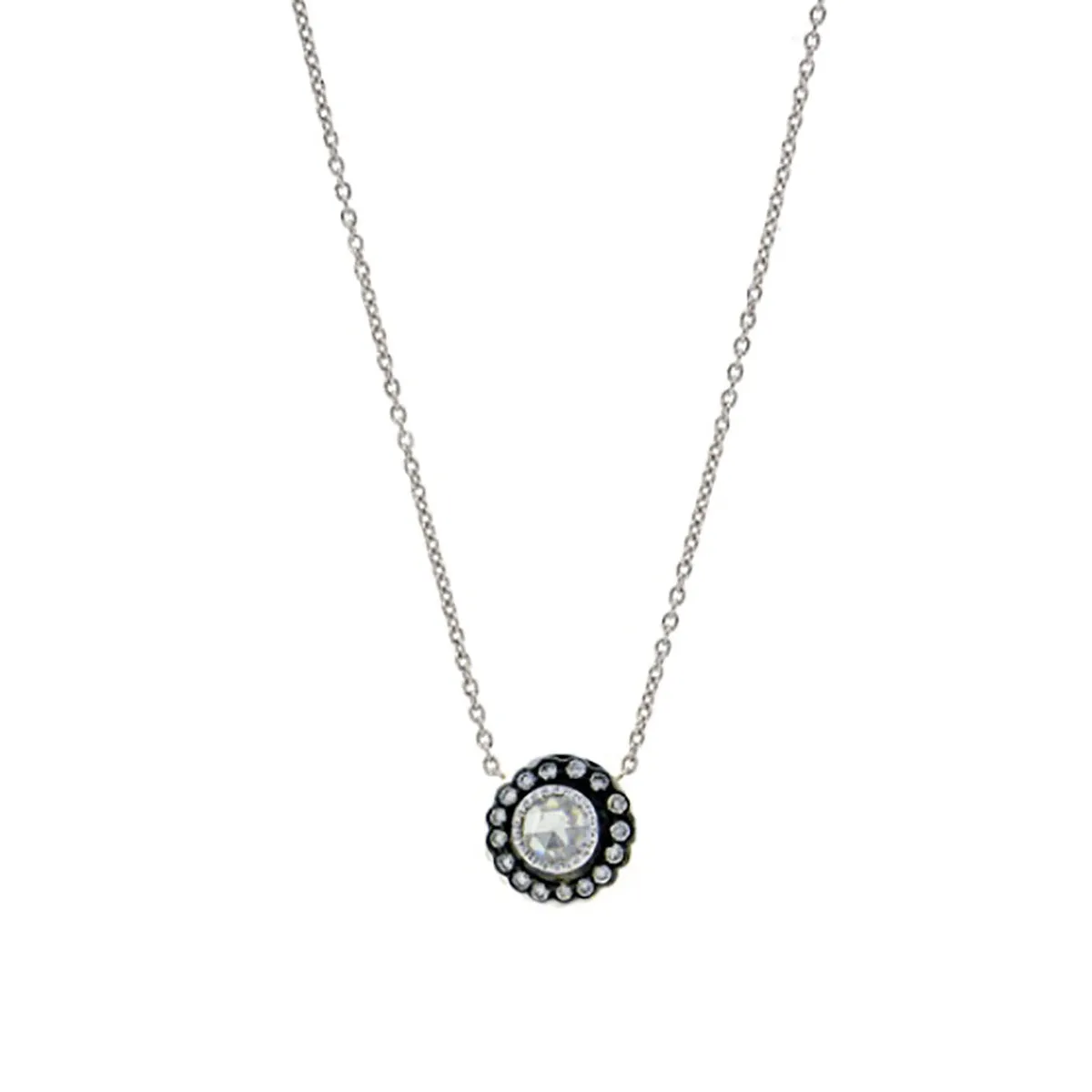 True Romance Rose Cut and Diamond Necklace