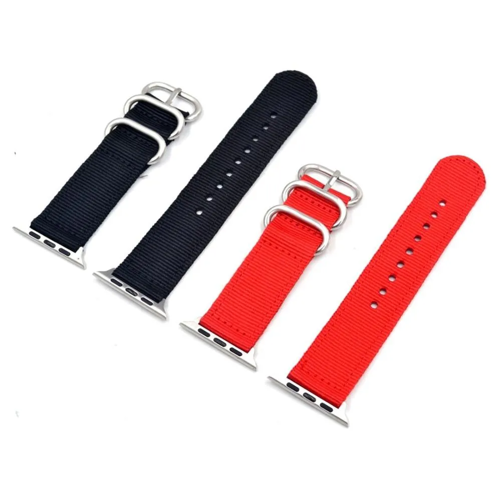 Woven Nylon Colorful Strap Bracelet iWatch Sport Wristband Series