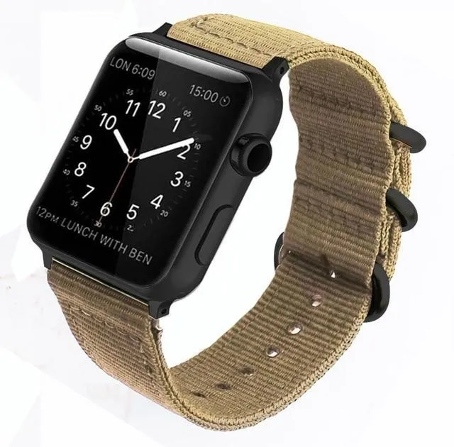 Woven Nylon Colorful Strap Bracelet iWatch Sport Wristband Series
