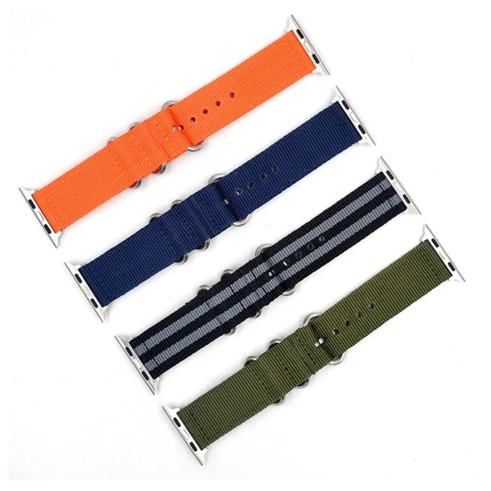 Woven Nylon Colorful Strap Bracelet iWatch Sport Wristband Series