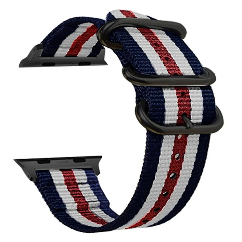 Woven Nylon Colorful Strap Bracelet iWatch Sport Wristband Series