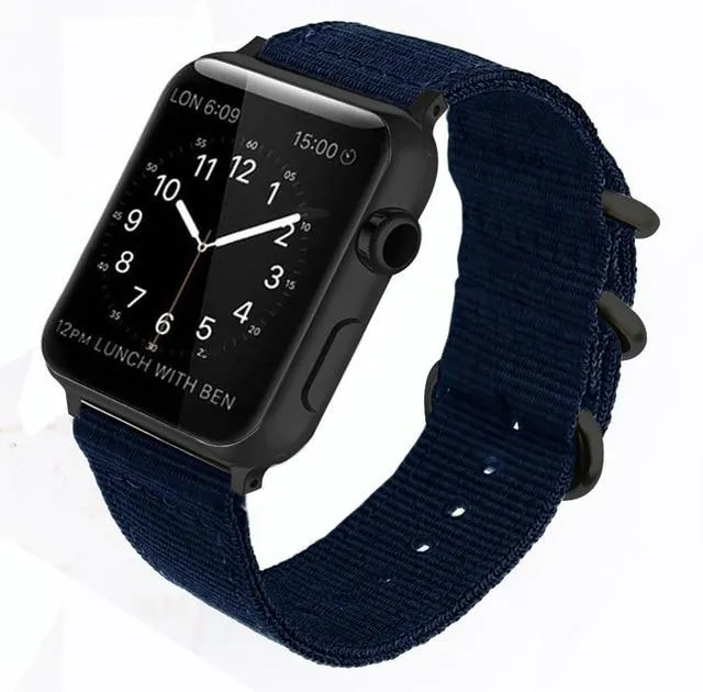 Woven Nylon Colorful Strap Bracelet iWatch Sport Wristband Series