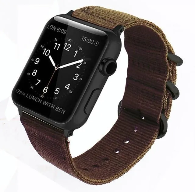 Woven Nylon Colorful Strap Bracelet iWatch Sport Wristband Series